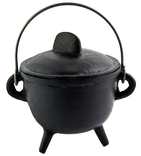 Cast Iron Cauldron with Lid/Handle Large