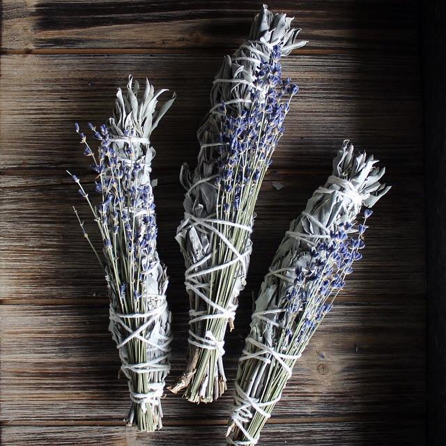White Sage & Lavender Smudge Stick