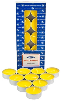 Satya Nag Champa Tea Light Candles