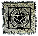 Gold Pentacle Altar Cloth